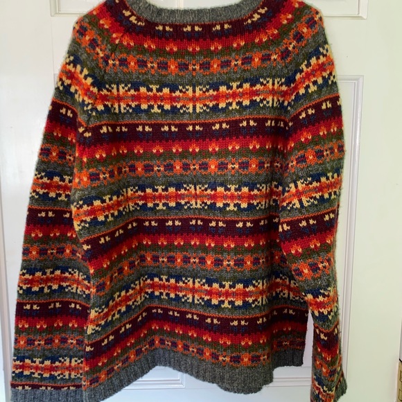 EMS patterned wool sweater - Picture 2 of 5